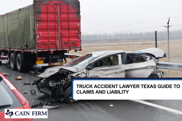 Truck and car accident in Texas